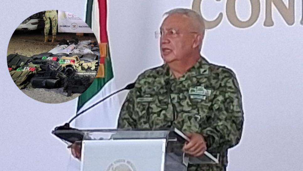 No hemos encontrado indicios de otros cárteles en Sinaloa, asegura el General Ricardo Trevilla Trejo