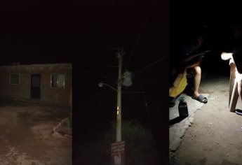 Van dos noches sin luz en el Ejido Las Calaveras; familias duermen afuera por el calor 