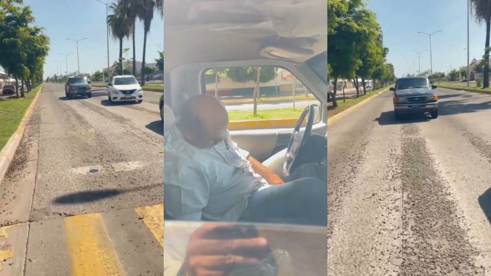 Lo cachan dormido en pleno semáforo de Los Mochis e intenta librarse de infracción con 30 pesos Lo cachan dormido en pleno semáforo de Los Mochis e intenta librarse de infracción con 30 pesos
