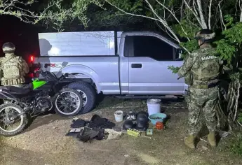 Operativo en El Aguaje, Mocorito deja un detenido, arsenal y vehículos blindados asegurados