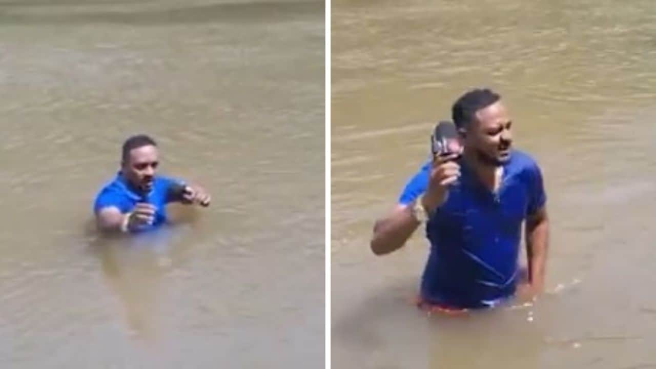 Periodista tropieza con cuerpo sin vida de una niña mientras reportaba su desaparición | VIDEO