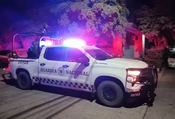 Guardia Nacional asegura narcomantas en la colonia Los Huertos en Culiacán