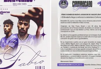 Mazatlán F.C. suma a sus filas a delantero brasileño para la actual temporada