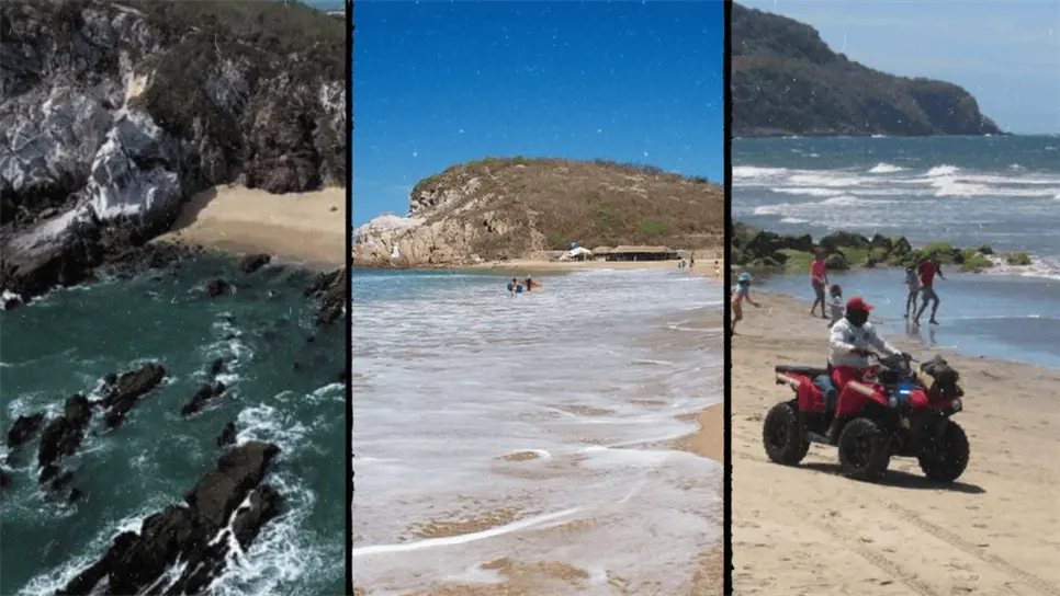 FOTO: Playa Las Brujas de Mazatlán, Sinaloa.