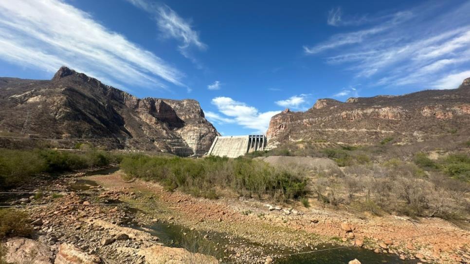 Presa Huites alcanza 21.1% de su capacidad; aún está por debajo del año pasado