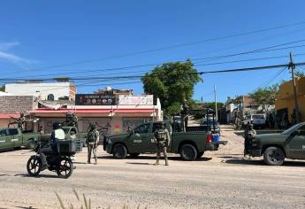 Militares capturan a sujeto armado tras operativo en la colonia Progreso de Culiacán