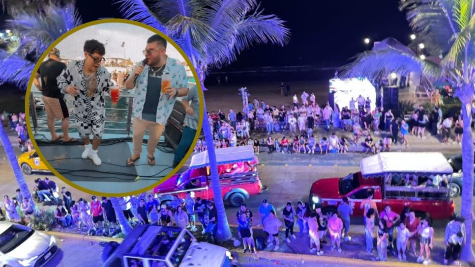 Eduin Caz y Max Peraza estrenan bar en Mazatlán y arman la fiesta en el Malecón Eduin Caz y Max Peraza estrenan bar en Mazatlán y arman la fiesta en el Malecón
