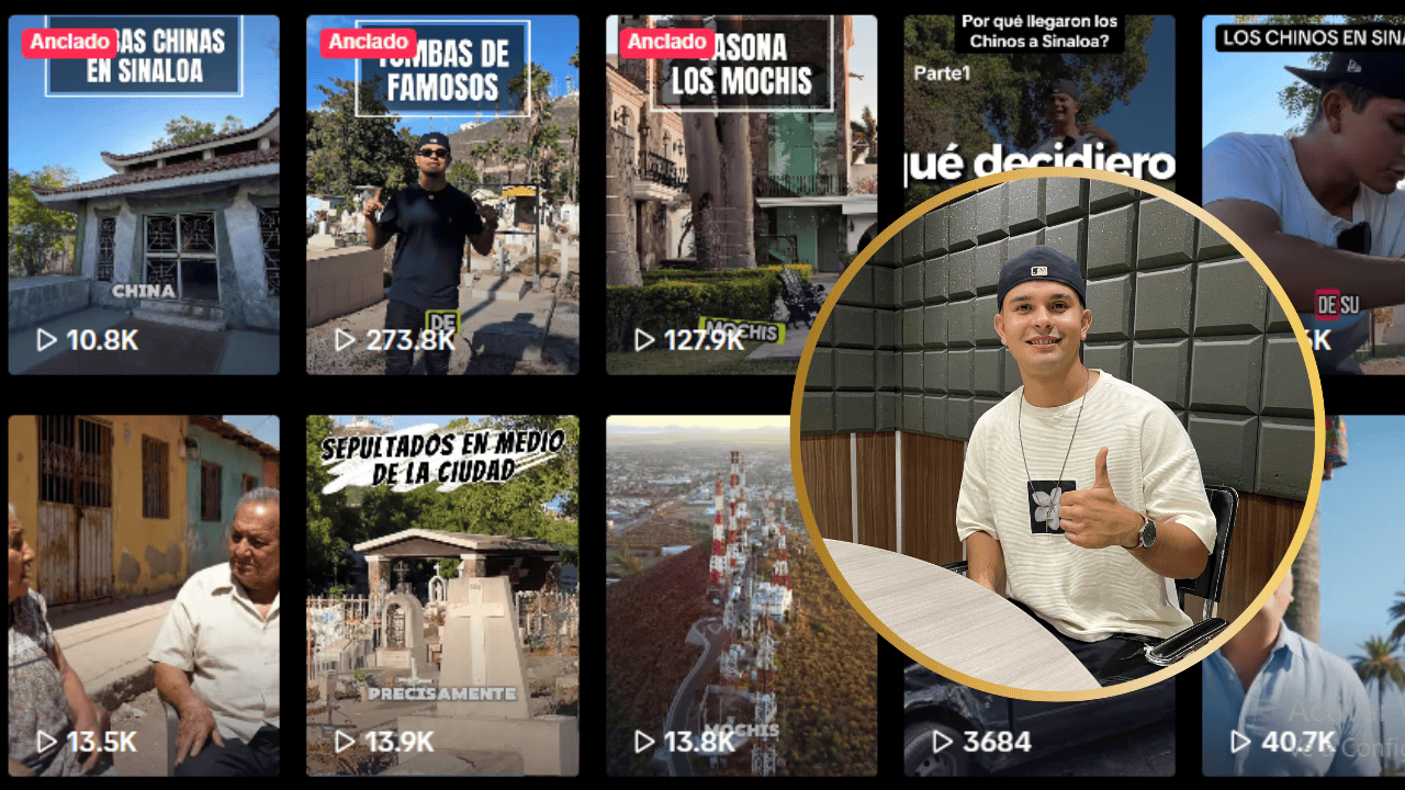 Paúl Ortiz, el joven que cuenta historias y leyendas de Los Mochis con videos virales