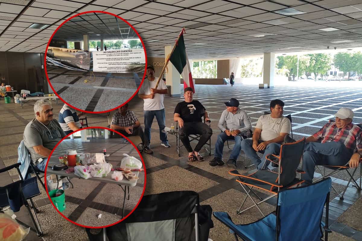 Productores sinaloenses duermen en Palacio de Gobierno; advierten con tomarlo este jueves