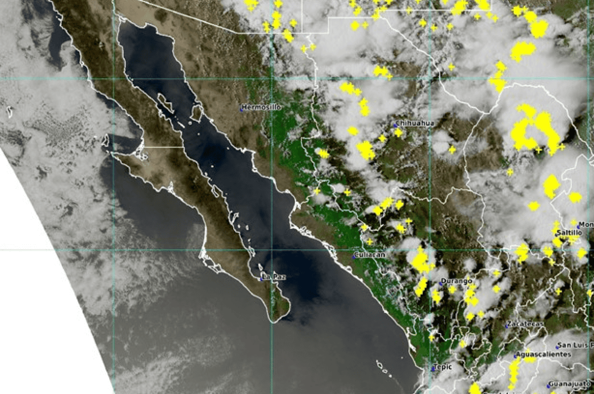 Se esperan lluvias fuertes en Chihuahua, Durango, Sinaloa y Nayarit