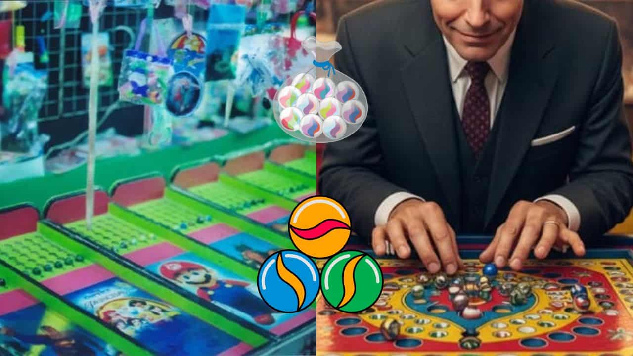 Así es el Juego de las Canicas; te enganchas desde el primer tiro y terminas perdiendo hasta 20 mil pesos