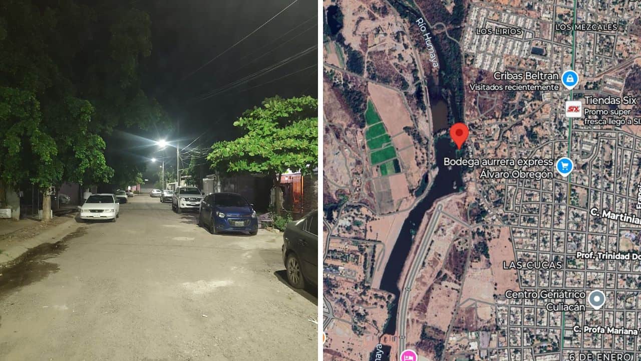 ¡En pleno río! Este fue el punto exacto donde tembló en Culiacán