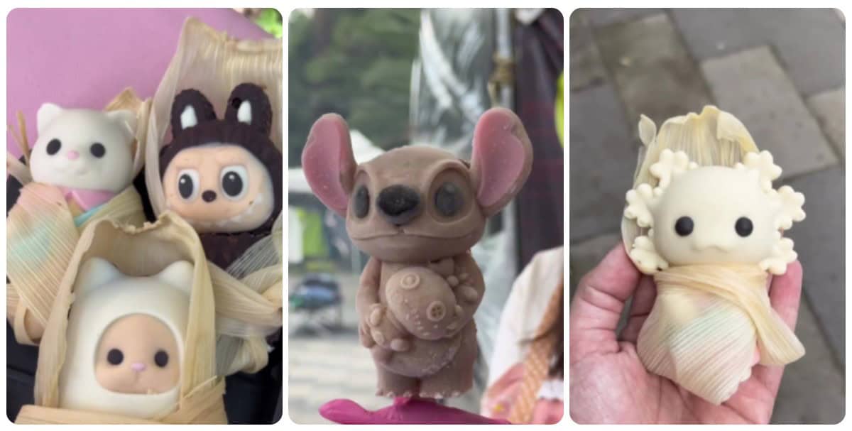 Tamales de Labubus y Ternurines, la nueva tendencia en CDMX