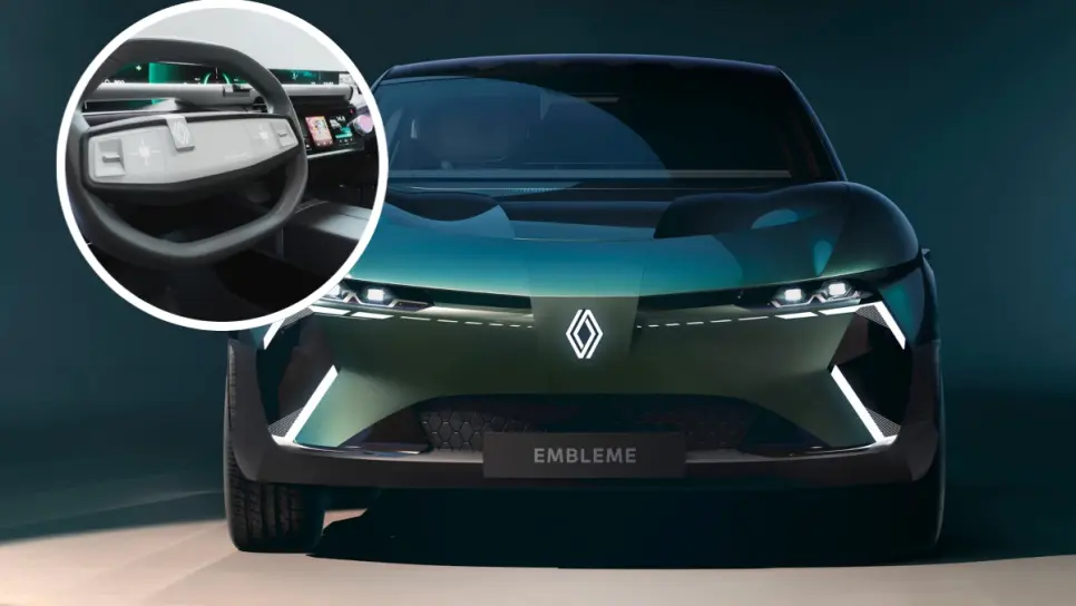 Renault presenta el Emblème, el vehículo del futuro que combina la propulsión eléctrica e hidrógeno Renault presenta el Emblème, el vehículo del futuro que combina la propulsión eléctrica e hidrógeno