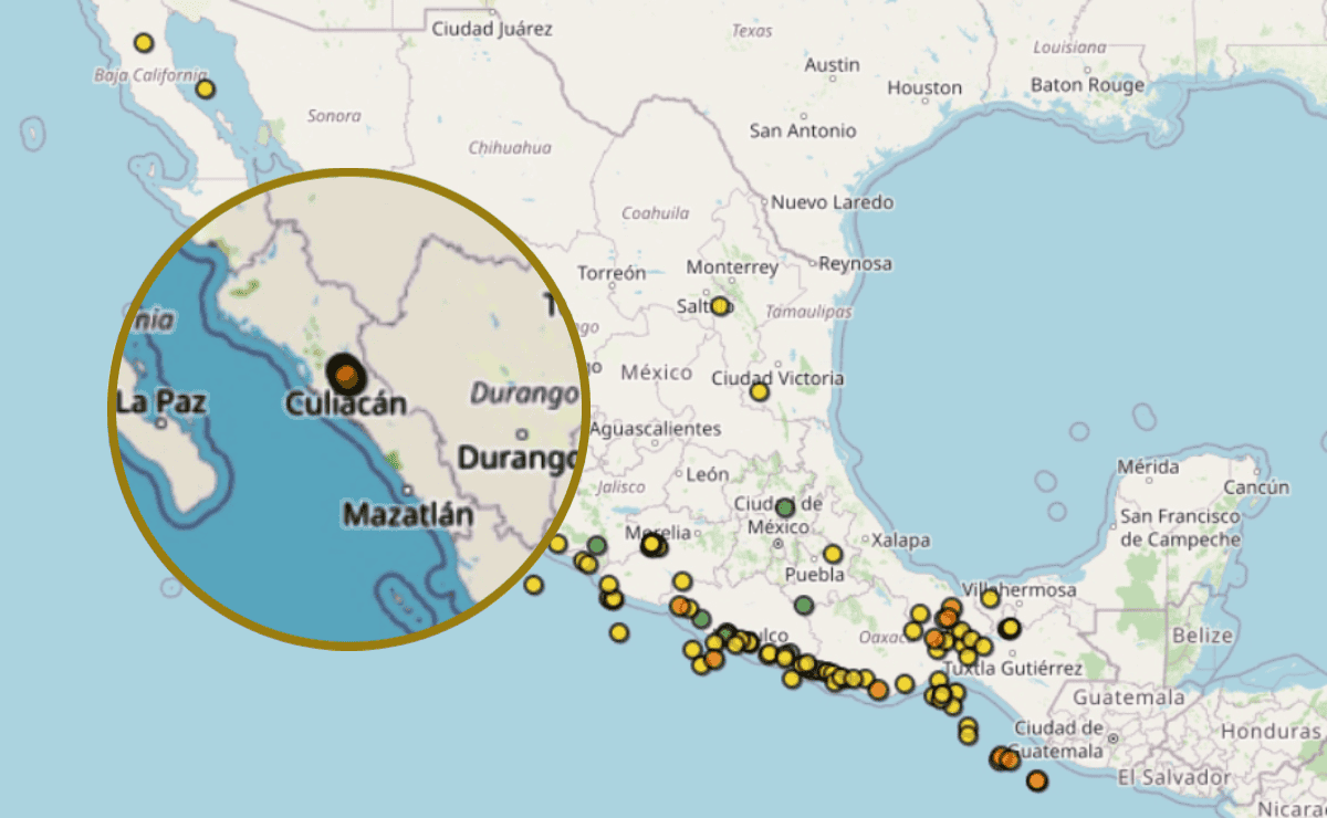 No solo el temblor de Culiacán; México registra más de 70 sismos en dos días