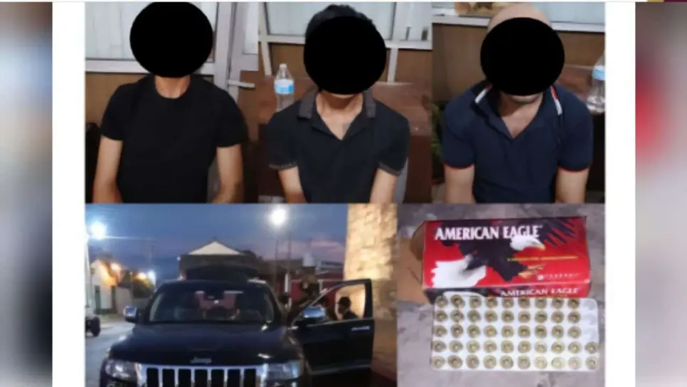Detienen a 3 civiles con cartuchos y droga en Concordia Detienen a 3 civiles con cartuchos y droga en Concordia
