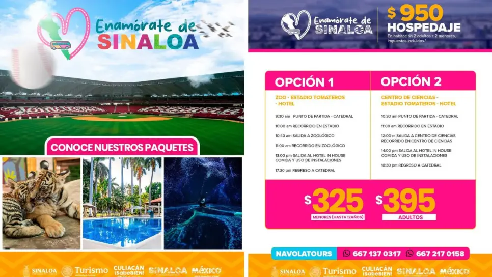 Enamórate de Culiacán: a partir de este sábado habrá recorridos turísticos por la capital sinaloense