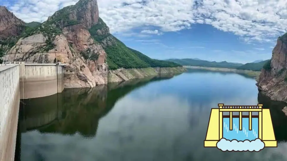 Conagua y CFE extraen agua de la presa Huites para generar energía; ¿Cuánto almacena? Conagua y CFE extraen agua de la presa Huites para generar energía; ¿Cuánto almacena?
