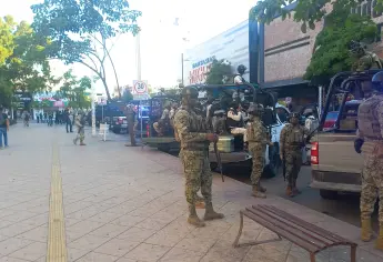 Con megaoperativo de seguridad, blindan el Centro de Culiacán