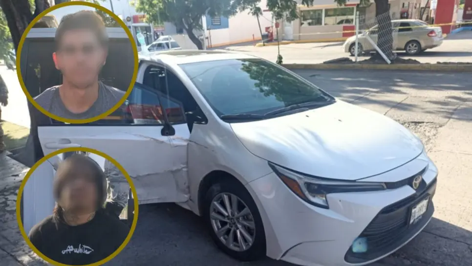 Portaban arma "mata policías" y "cuerno de chivo" los 2 detenidos en Lomas de Guadalupe, Culiacán Portaban arma "mata policías" y "cuerno de chivo" los 2 detenidos en Lomas de Guadalupe, Culiacán