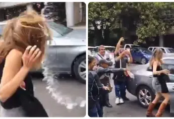 Agreden a Lady Racista tras audiencia en juzgados de CDMX