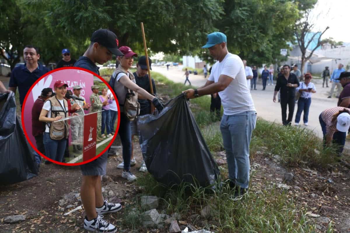 Más de 300 voluntarios participan en jornada masiva de Mazatlán te quiero limpio