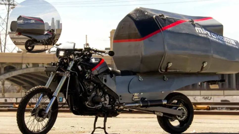 ¡La Moto camper no exis...! Los chinos lo vuelven a hacer, es ideal para acampar 