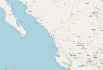 Sismo de 4.1 se registra en El Rosario, al sur de Sinaloa