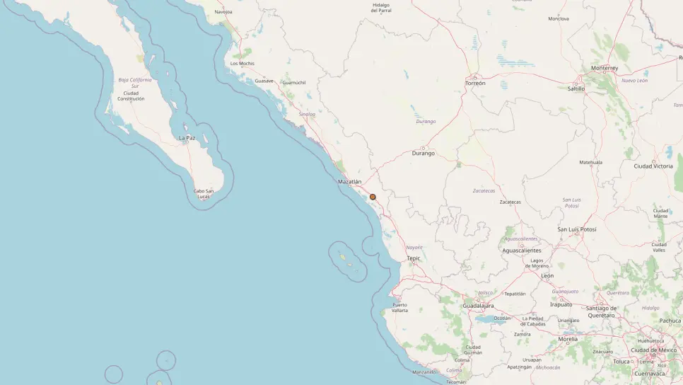Sismo de 4.1 se registra en El Rosario, al sur de Sinaloa Sismo de 4.1 se registra en El Rosario, al sur de Sinaloa