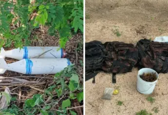 En Culiacán, Grupo Interinstitucional asegura y destruye artefactos explosivos