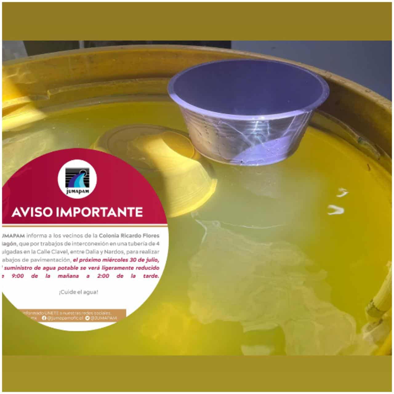 Esta colonia de Mazatlán se quedará sin agua el miércoles 30 de julio por trabajos de mantenimiento