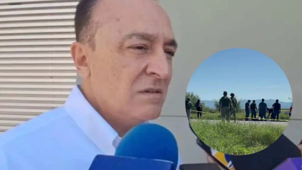 Antonio Menéndez confirma llegada de fuerzas federales tras hallazgo de 5 cuerpos en El Carrizo Antonio Menéndez confirma llegada de fuerzas federales tras hallazgo de 5 cuerpos en El Carrizo