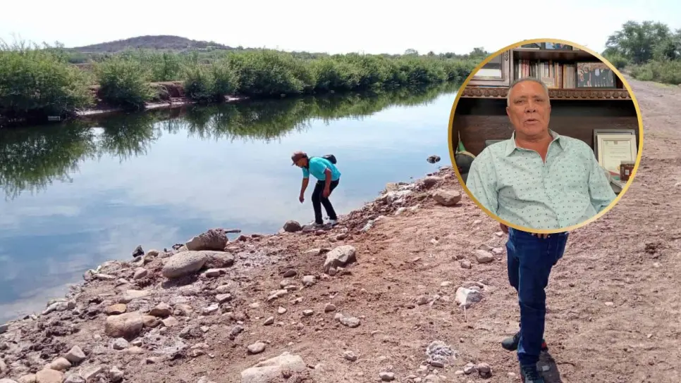 Gildardo Leyva pide a Conagua revestir el canal Cahuinahua en 2026 para eliminar contaminación