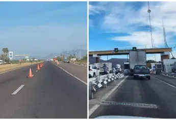 Familias que viajan por la México 15 sufren ponchaduras y abandono en tramo sin auxilio en Ahome