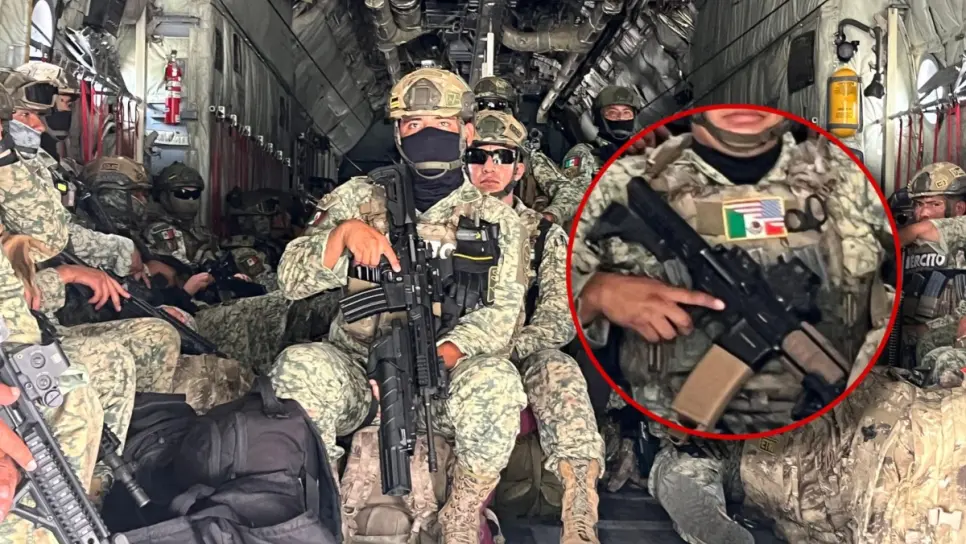 Soldado con bandera de Estados Unidos visto en Culiacán es mexicano, asegura el Ejército Soldado con bandera de Estados Unidos visto en Culiacán es mexicano, asegura el Ejército