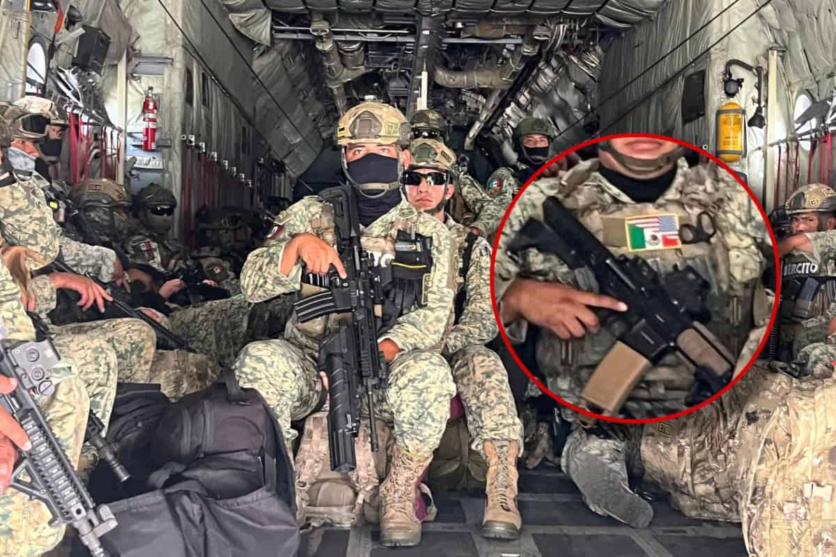 Soldado con bandera de Estados Unidos visto en Culiacán es mexicano, asegura el Ejército