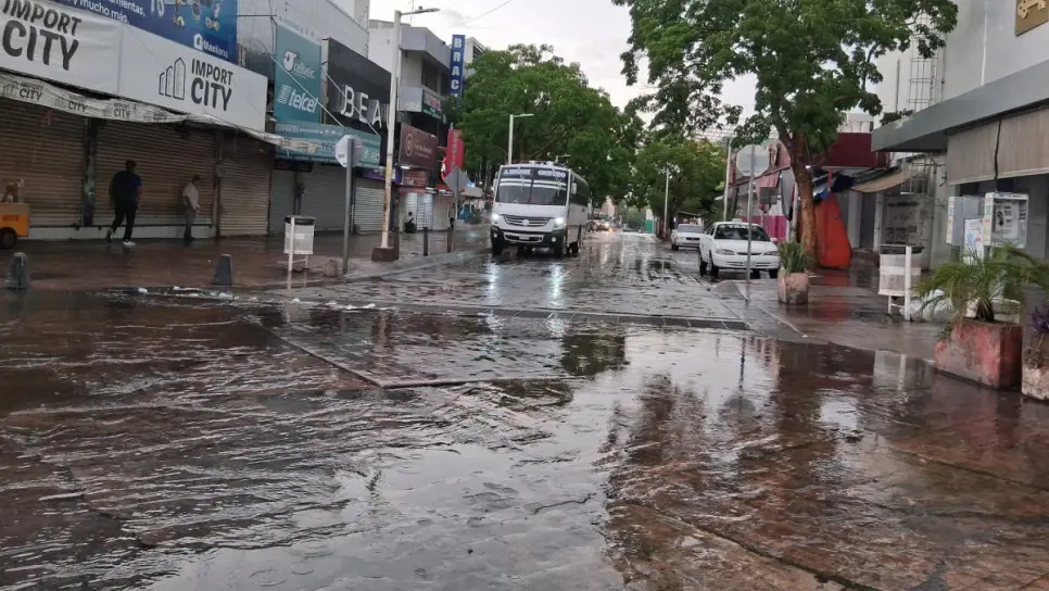 Fuertes lluvias en Culiacán dejan encharcamientos y árboles caídos la tarde del domingo Fuertes lluvias en Culiacán dejan encharcamientos y árboles caídos la tarde del domingo