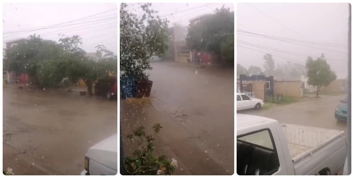 Así llueve en el bonito Pueblo Mágico de El Fuerte, Sinaloa | VIDEO