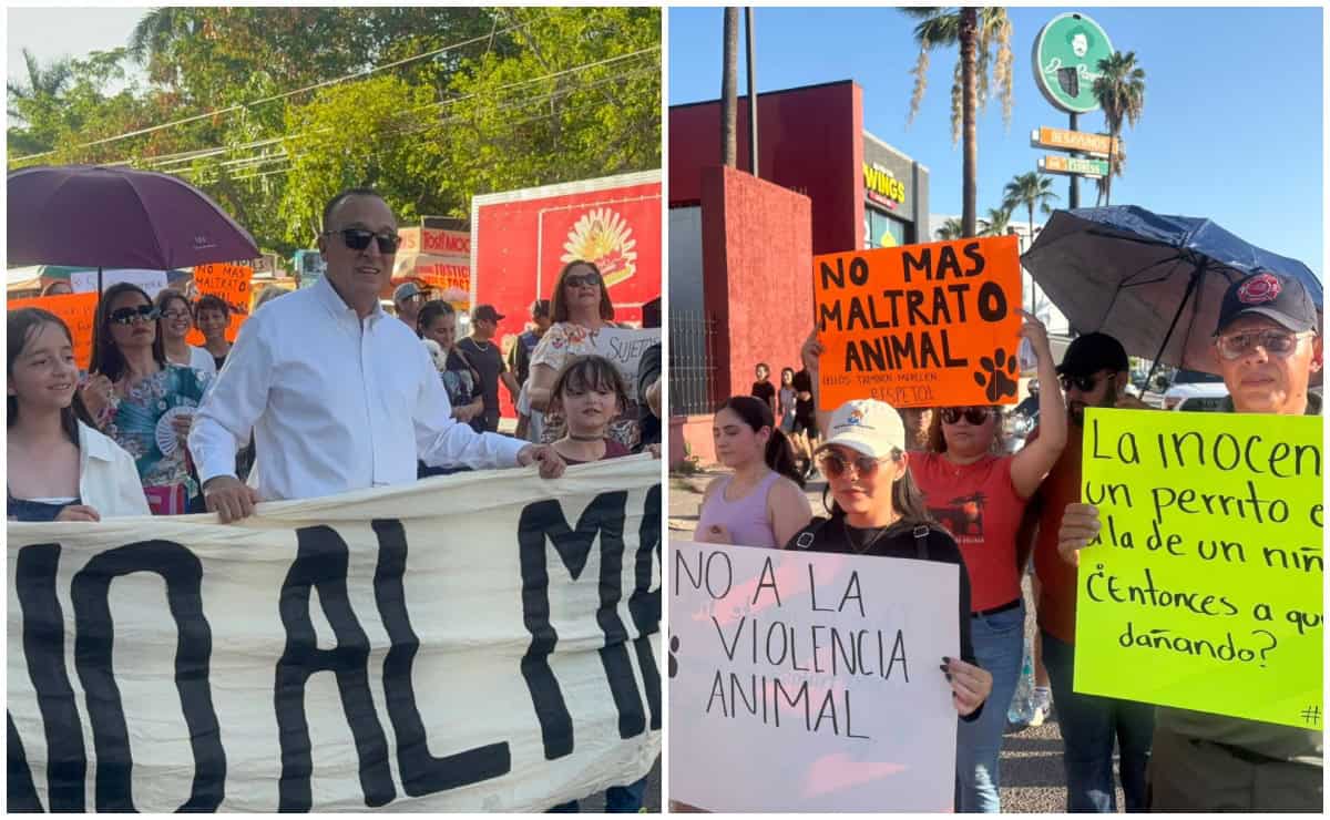 Animalistas y alcalde de Ahome marchan contra el maltrato de mascotas