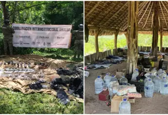 Militares localizan un campamento con armas, explosivos, droga y vehículos en San Ignacio