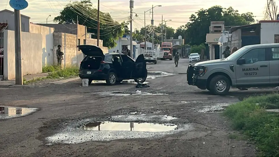 Atacan a balazos un domicilio en el fraccionamiento Santa Rocío, en Culiacán