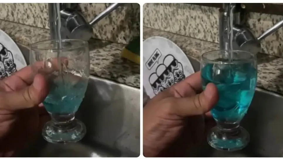 JAPAMA aclara el porqué sale el agua azul de la llave