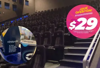 ¿Vas al cine? Cinépolis lanza boletos a $29 y combo de palomitas a precio especial