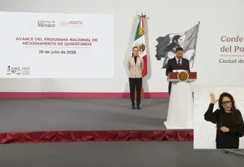 Claudia Sheinbaum destaca nuevo quirófano en la clínica del ISSSTE en Guasave