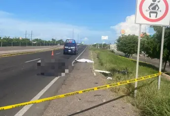 Motociclista pierde la vida tras ser atropellado sobre la México 15 en Guasave