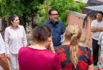 Juan de Dios Gámez supervisa los arroyos y escucha a familias en colonias Progreso y 7 Gotas