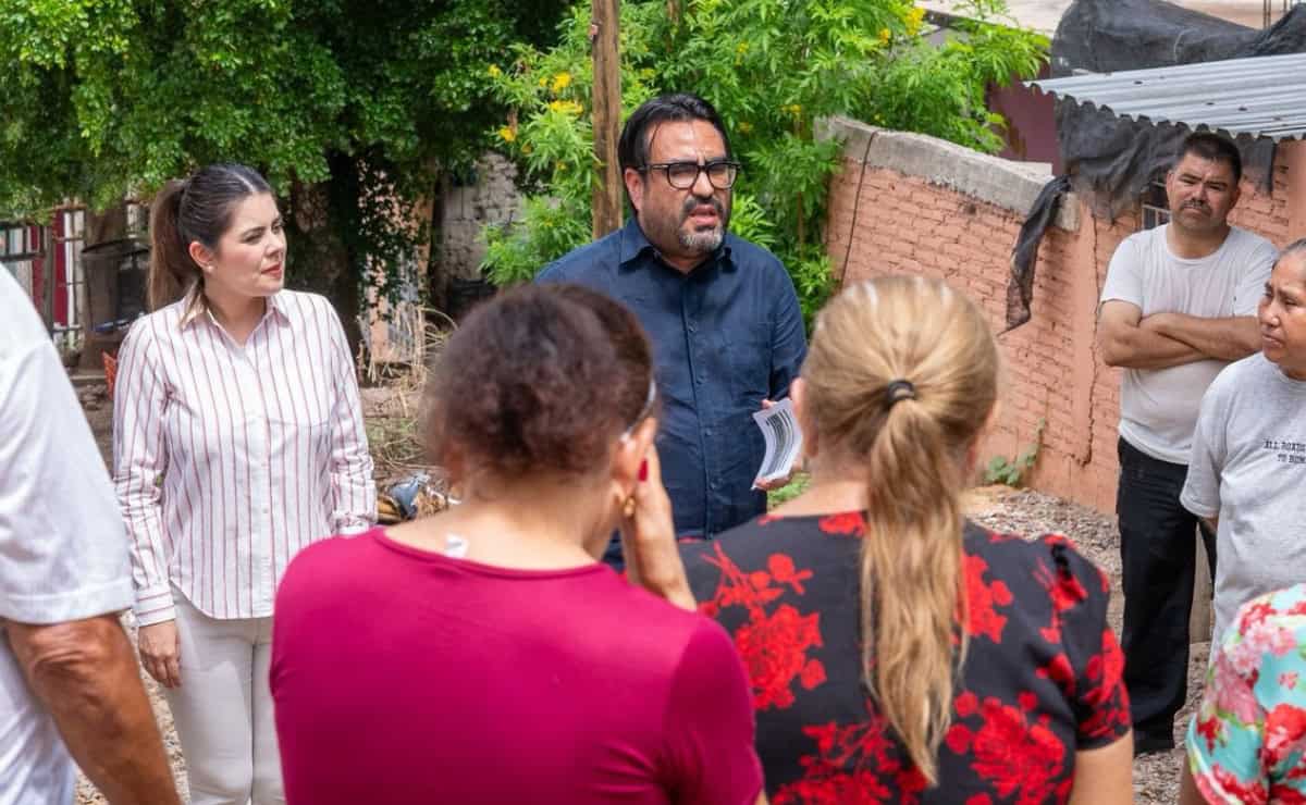 Juan de Dios Gámez supervisa los arroyos y escucha a familias en colonias Progreso y 7 Gotas