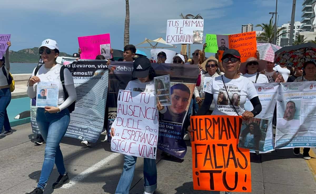Mi hijo es un niño bueno familiares de desaparecidos marchan en Mazatlán