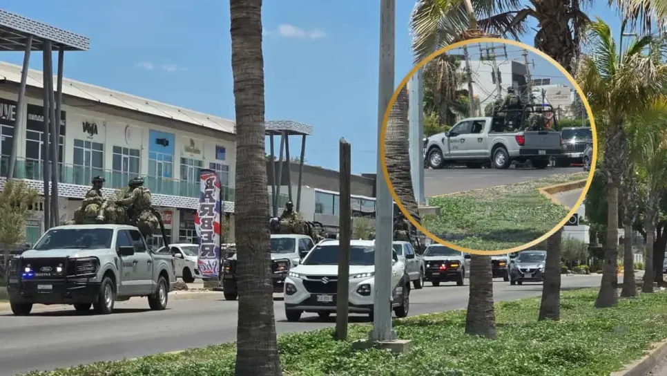 Marinos recorren calles y sectores de Los Mochis para mantener la seguridad en la zona