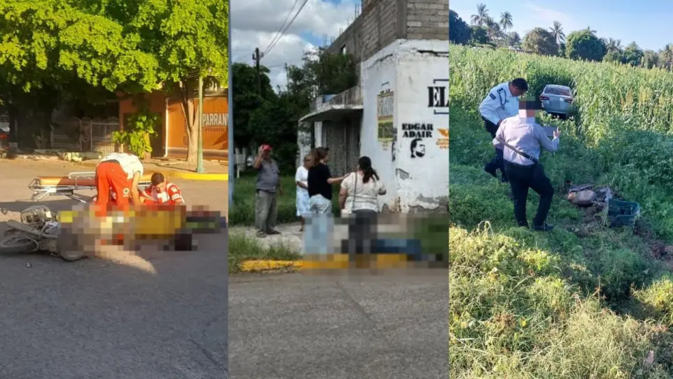 Imparables los accidentes de moto en Guasave, dos hombres y una pareja de jóvenes terminan graves Imparables los accidentes de moto en Guasave, dos hombres y una pareja de jóvenes terminan graves